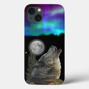 Wolf an der Nachtkunst Case-Mate iPhone Hülle