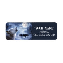 Wolf and Buffalo Wildlife Return Address