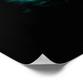 Wolf and Raven in the Night Poster (Ecke)
