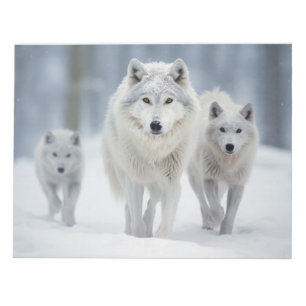 Wolf Animal Family Wandering Nature Out Notizblock