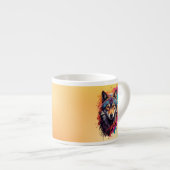 Wolf Animal Logo Design-87694 Espressotasse (Vorderseite Rechts)
