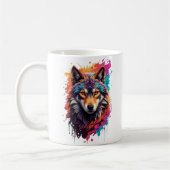 Wolf Animal Logo Design-87694 Kaffeetasse (Links)