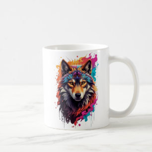 Wolf Animal Logo Design-87694 Kaffeetasse