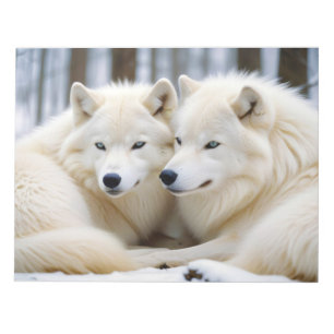 Wolf Animal Nature Wildlife Zuneigung Gekümmert Notizblock