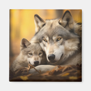 Wolf Animal Wild Beauty Freedom Wilderness Liebe Magnet