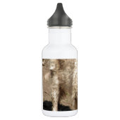 Wolf Animals Peace Liebe Naturpark Wölfe Destiny Trinkflasche (Links)