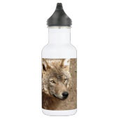 Wolf Animals Peace Liebe Naturpark Wölfe Destiny Trinkflasche (Rechts)