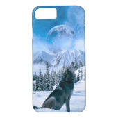 Wolf-Anruf Case-Mate iPhone Hülle (Rückseite)