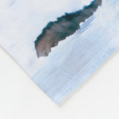 Wolf-Anruf Fleecedecke (Ecke)