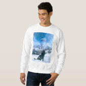 Wolf-Anruf Sweatshirt (Vorne ganz)