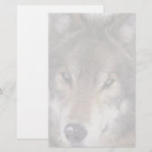 Wolf-Anstarren-Briefpapier Briefpapier (Vorne/Hinten)