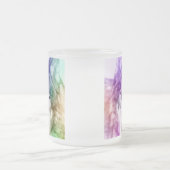 Wolf-Anstarren-Kunst Mattglastasse (Mittel)