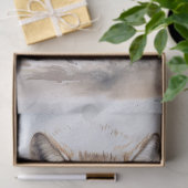 Wolf-Aquarell Seidenpapier (Geschenk)