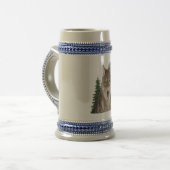 Wolf Art Bierglas (Vorderseite Links)