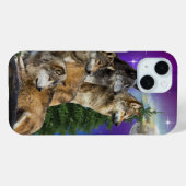 Wolf Art Case-Mate iPhone Hülle (Rückseite (Horizontal))
