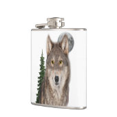 Wolf Art Flachmann (Links)