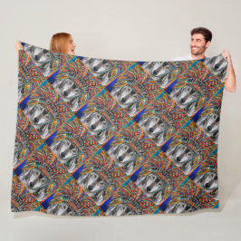 Wolf Art Fleecedecke