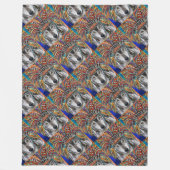 Wolf Art Fleecedecke (Vorderseite)