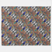 Wolf Art Fleecedecke (Vorderseite (Horizontal))