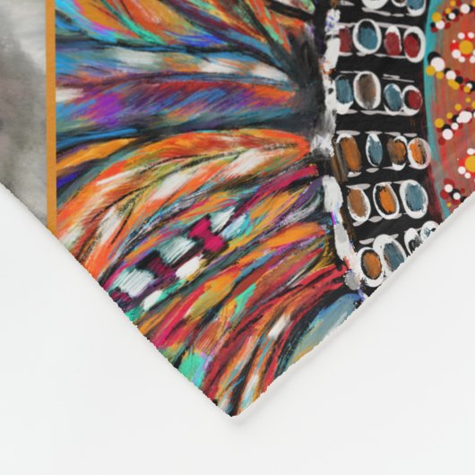 Wolf Art Fleecedecke (Ecke)