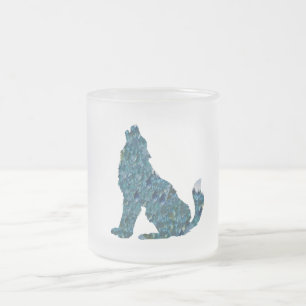 Wolf Art Glass Tasse