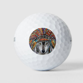 Wolf Art Golfball
