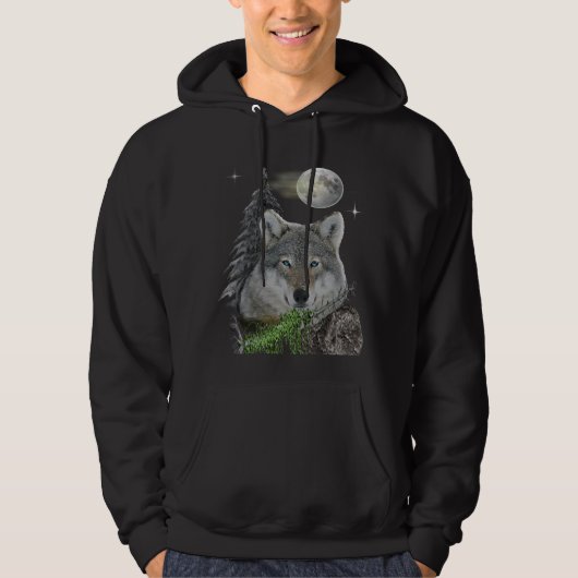 Wolf Art Hoodie (Vorderseite)