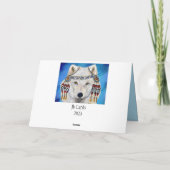 Wolf Art Karte (Rückseite)
