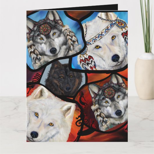 WOLF ART KARTE (Vorderseite)