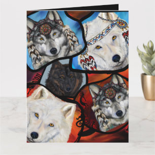 WOLF ART KARTE