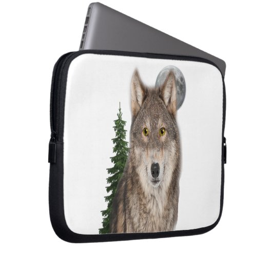 Wolf Art Laptopschutzhülle (Vorne Rechts)