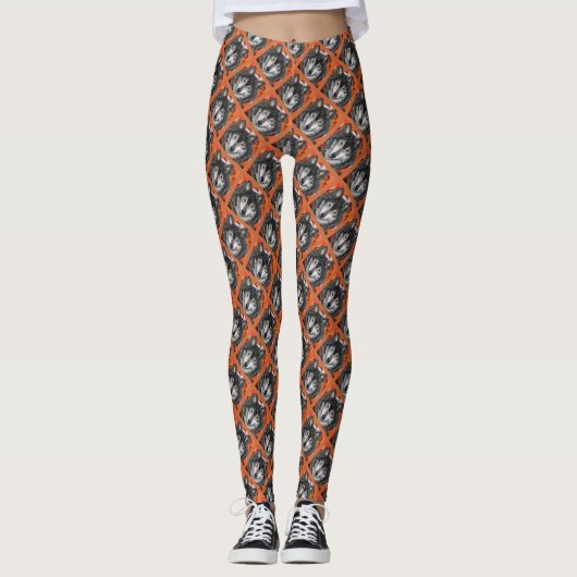 Wolf Art Leggings (Vorderseite)