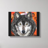 Wolf Art Leinwanddruck (Vorderseite)