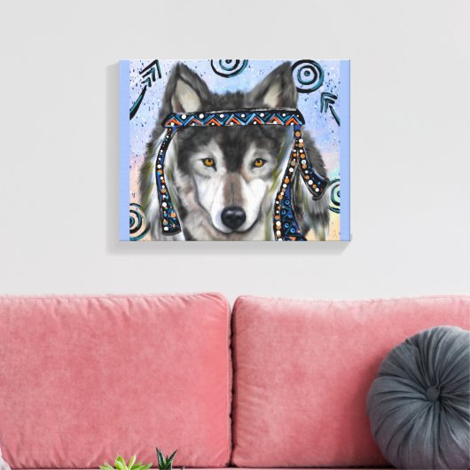 Wolf Art Leinwanddruck (Insitu (Wohnzimmer))