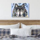 Wolf Art Leinwanddruck (Insitu (Schlafzimmer))
