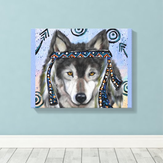 Wolf Art Leinwanddruck (Insitu (Holzboden))