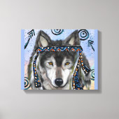 Wolf Art Leinwanddruck (Vorderseite)