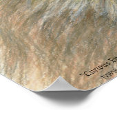 Wolf Art Poster (Ecke)