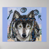 Wolf Art Poster (Vorne)