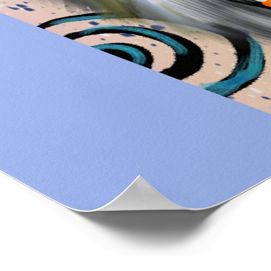 Wolf Art Poster (Ecke)