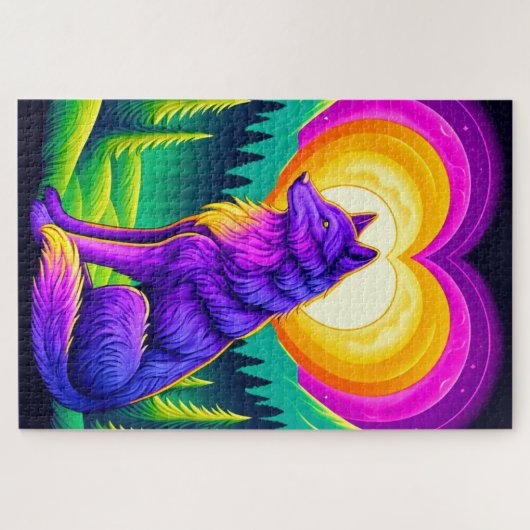 Wolf Art Puzzle (Horizontal)