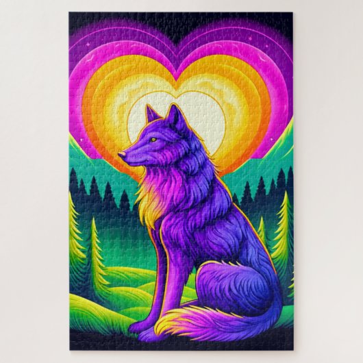 Wolf Art Puzzle (Vertikal)