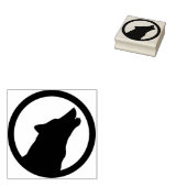 Wolf Art Rubber Briefmarke Gummistempel (Stempel)