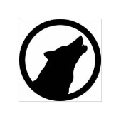 Wolf Art Rubber Briefmarke Gummistempel (Prägung)