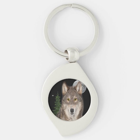 Wolf Art Schlüsselanhänger (Vorderseite)