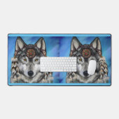 Wolf Art Schreibtischunterlage (Tastatur & Maus)
