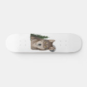 Wolf Art Skateboard (Horizontal)
