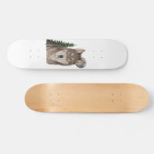 Wolf Art Skateboard (Horizontal)