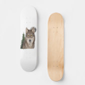 Wolf Art Skateboard (Vorderseite)
