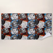 WOLF ART STRANDTUCH (Vorderseite)